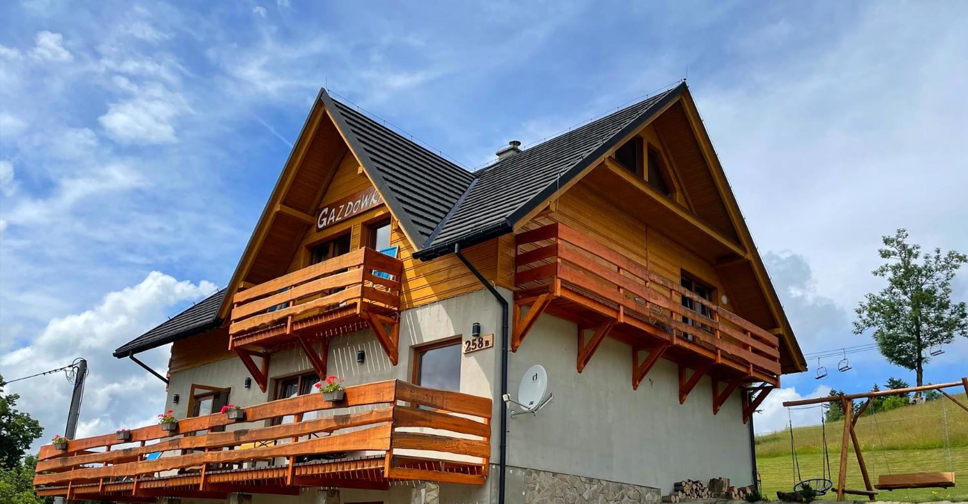 Villa Gazdówka na Mosornym Groniu Zawoja Exterior foto